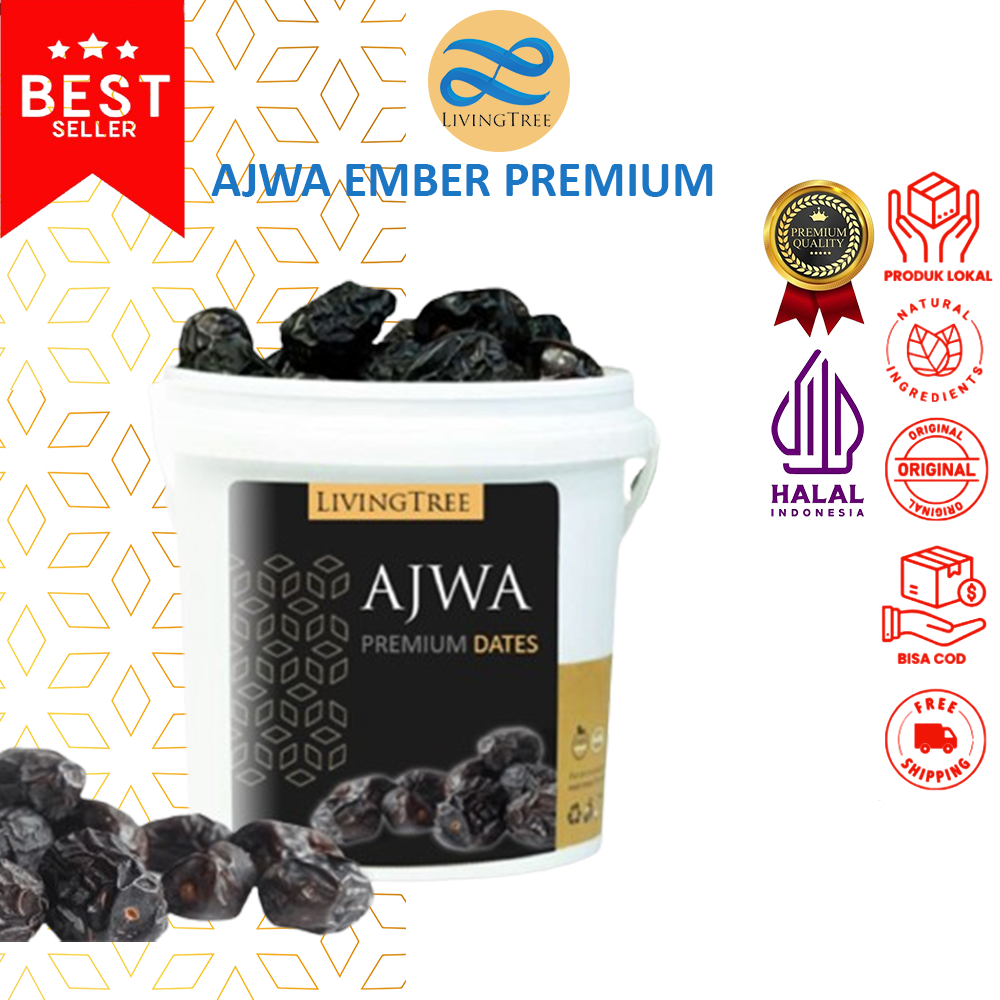 

Kurma Ajwa Kemasan Ember 850gr | Kurma Ajwa Kemasan ASLI Super Premium