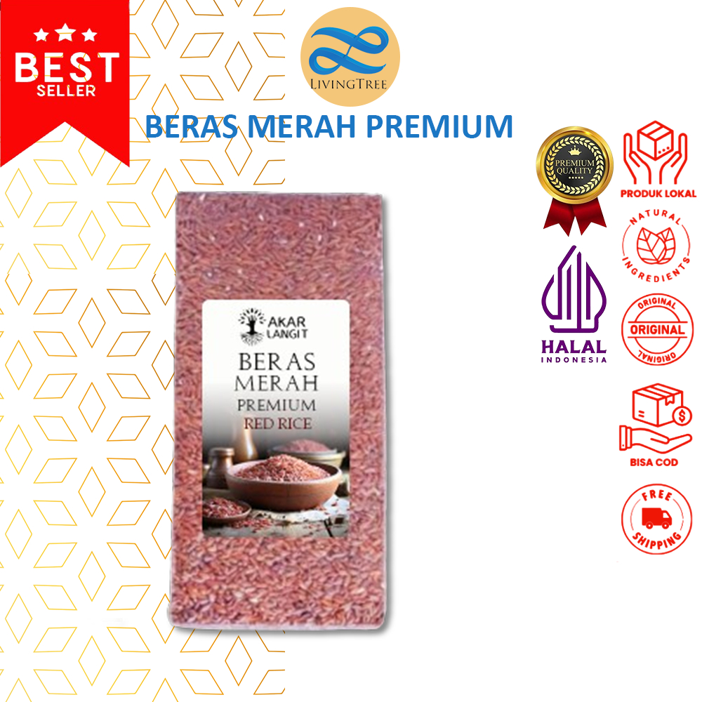 

Beras Merah Organik 1 Kg Beras Pecah Kulit Premium Akarlangit