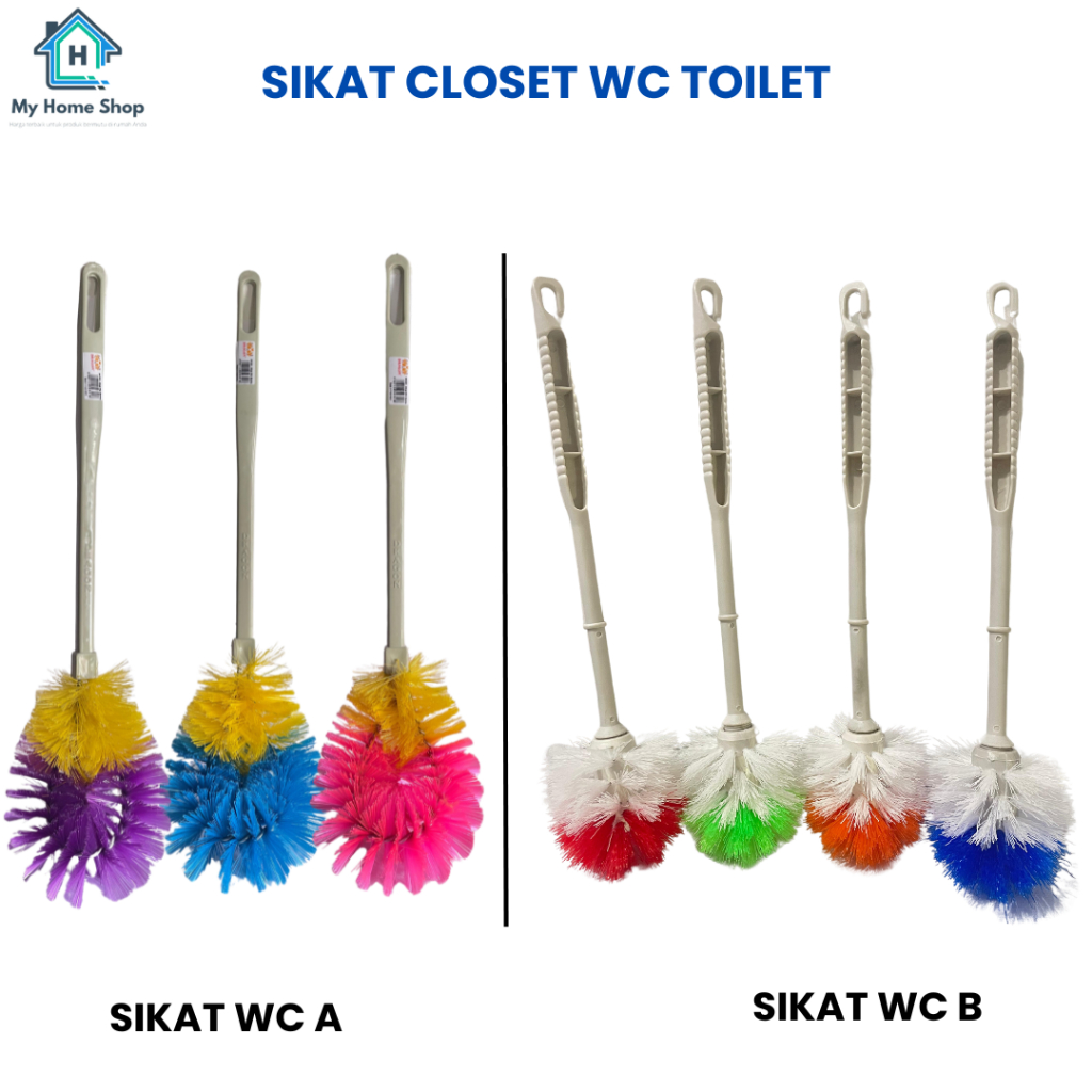 Sikat Closet Bulat Sikat Lantai Kamar Mandi Sikat Kloset Sikat WC (FREE BUBBLE WARP)  Bulat Sikat Kl