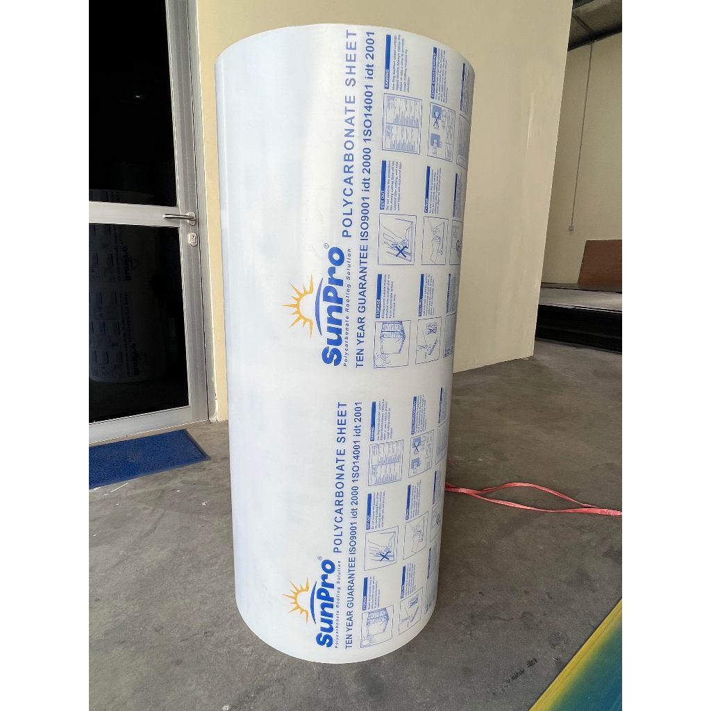 Atap Polycarbonate Flat SunPro Clear 3mm