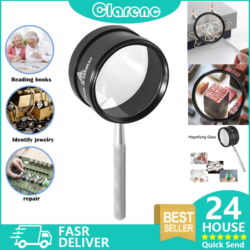 

Kaca pembesar 35x ab77 / lup lensa magnifier handheld / membaca perhiasan komponen / loupe