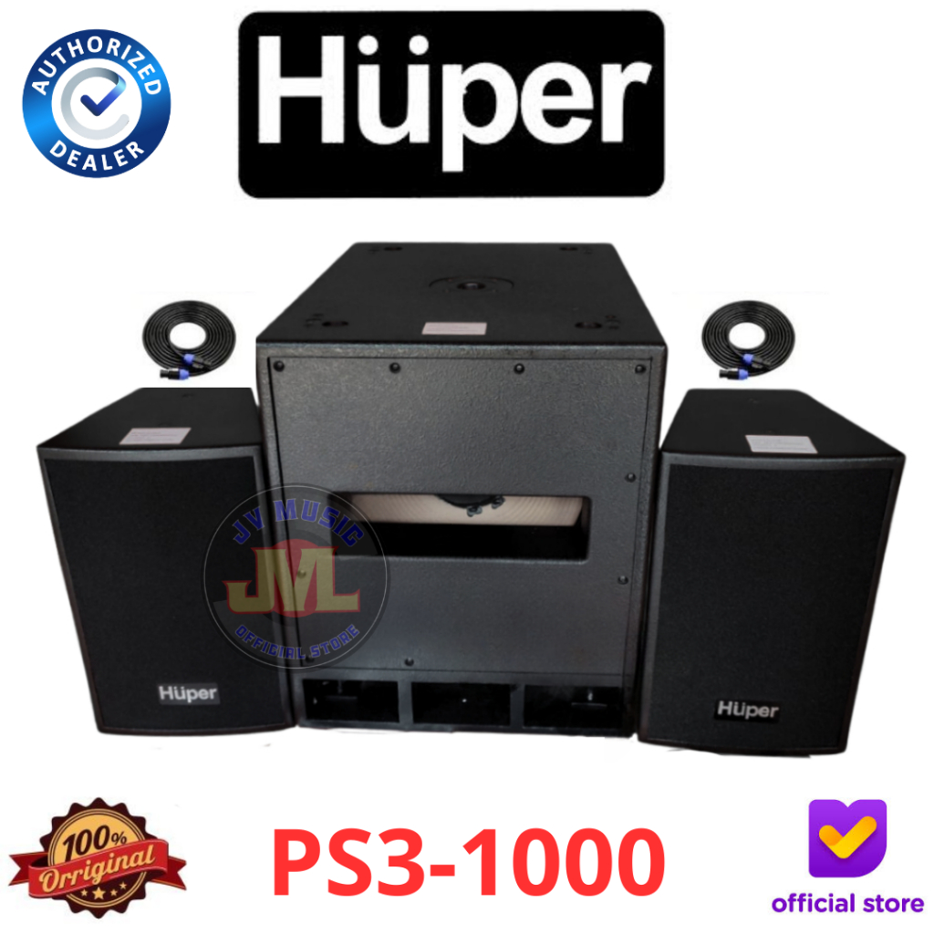 Huper PS31000 Paket Speaker Aktif + Subwoofer Huper PS3-1000