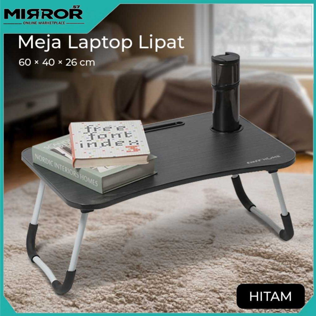 Meja Lipat Laptop / Meja Lipat Kerja / Meja Lipat Belajar / Meja Lipat Portable