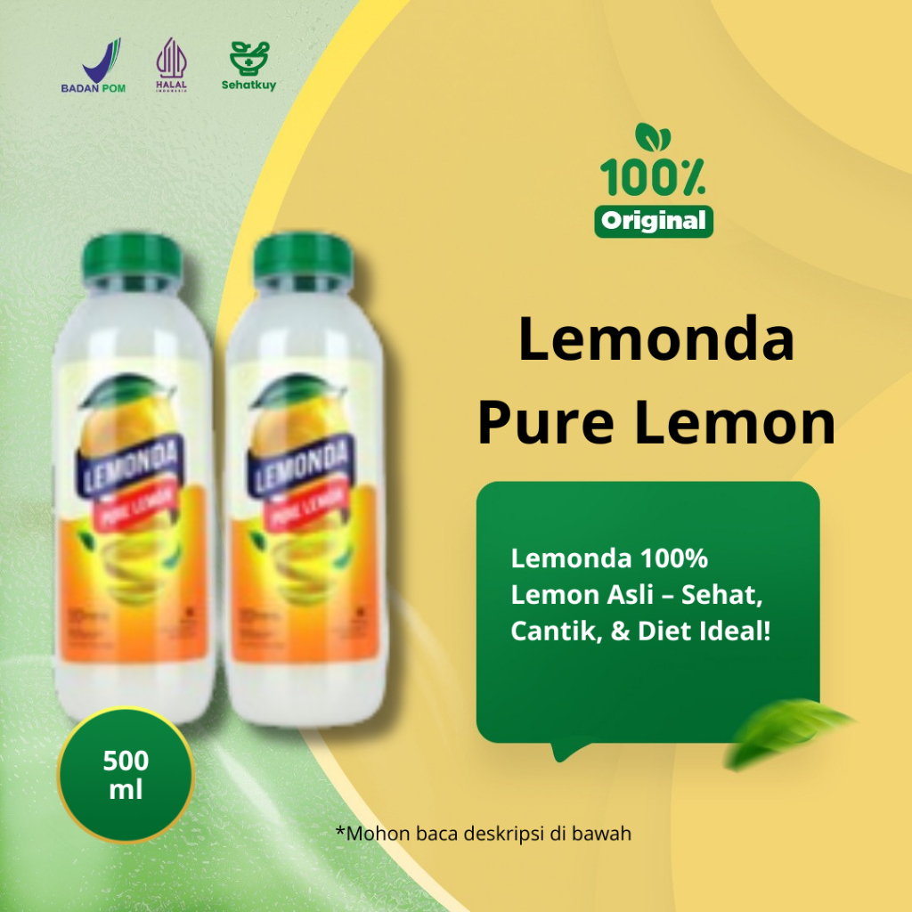 

Lemonda Sari Pure Lemon Jus Diet Pelangsing Alami 500ml