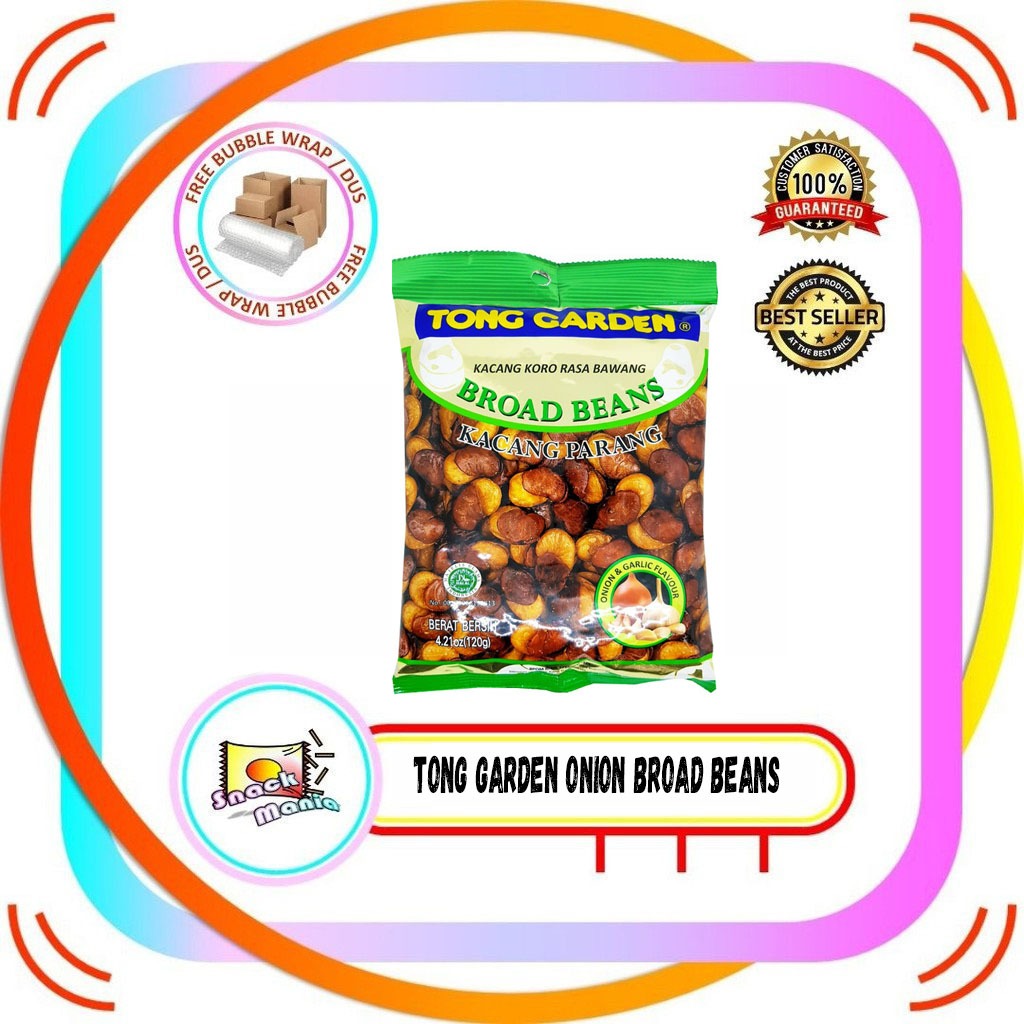 

Tong Garden Onion Garlic Broad Beans ~ 120 gr Kacang Koro Bawang Putih