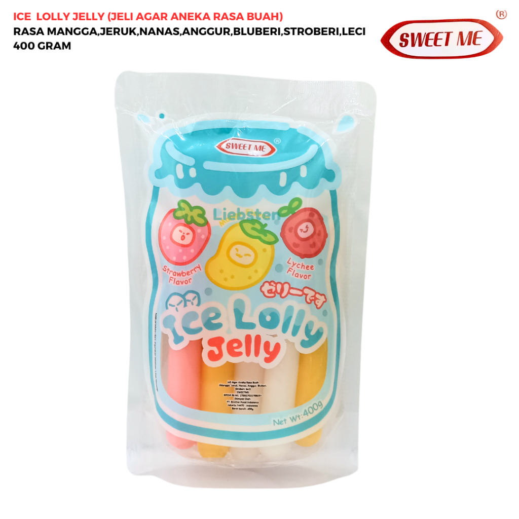 

Sweet Me Ice Lolly Jelly Aneka Rasa Buah 400 Gr