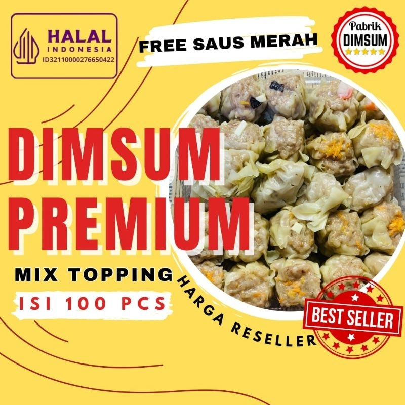 

Dimsum Premium Mix isi 100pcs