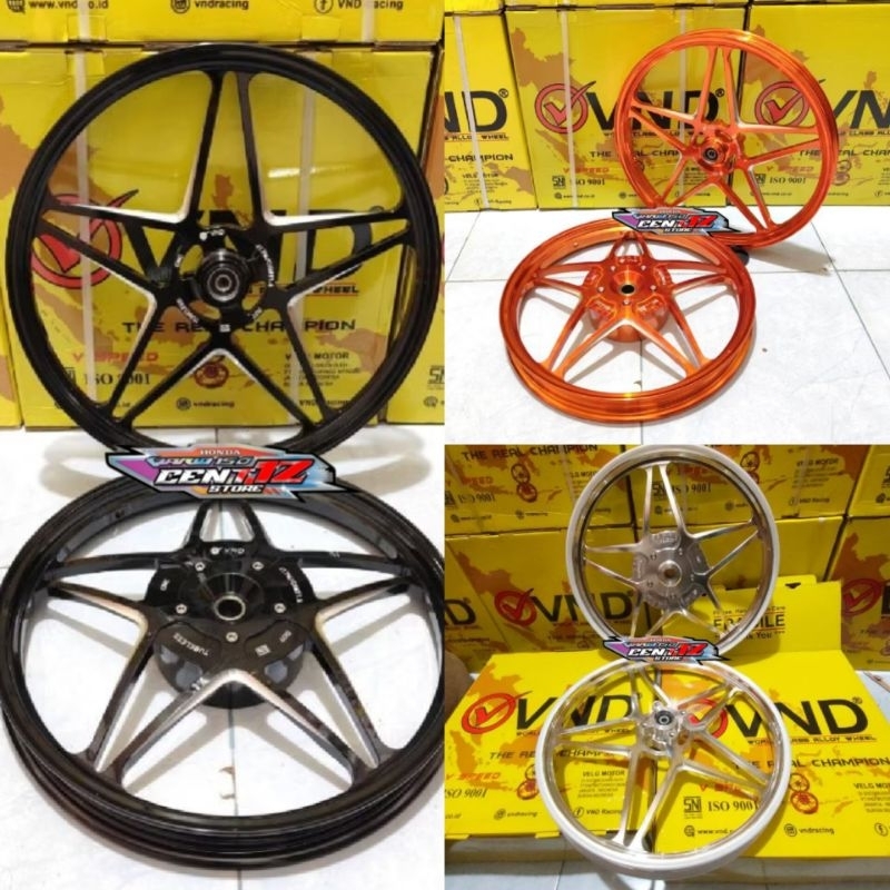 VELG VND RACING V SPEED V2 R 17 PALANG BINTANG LANGIT MIO SPORTY SMILE SOUL GT FINO M3 XEON X RIDE U