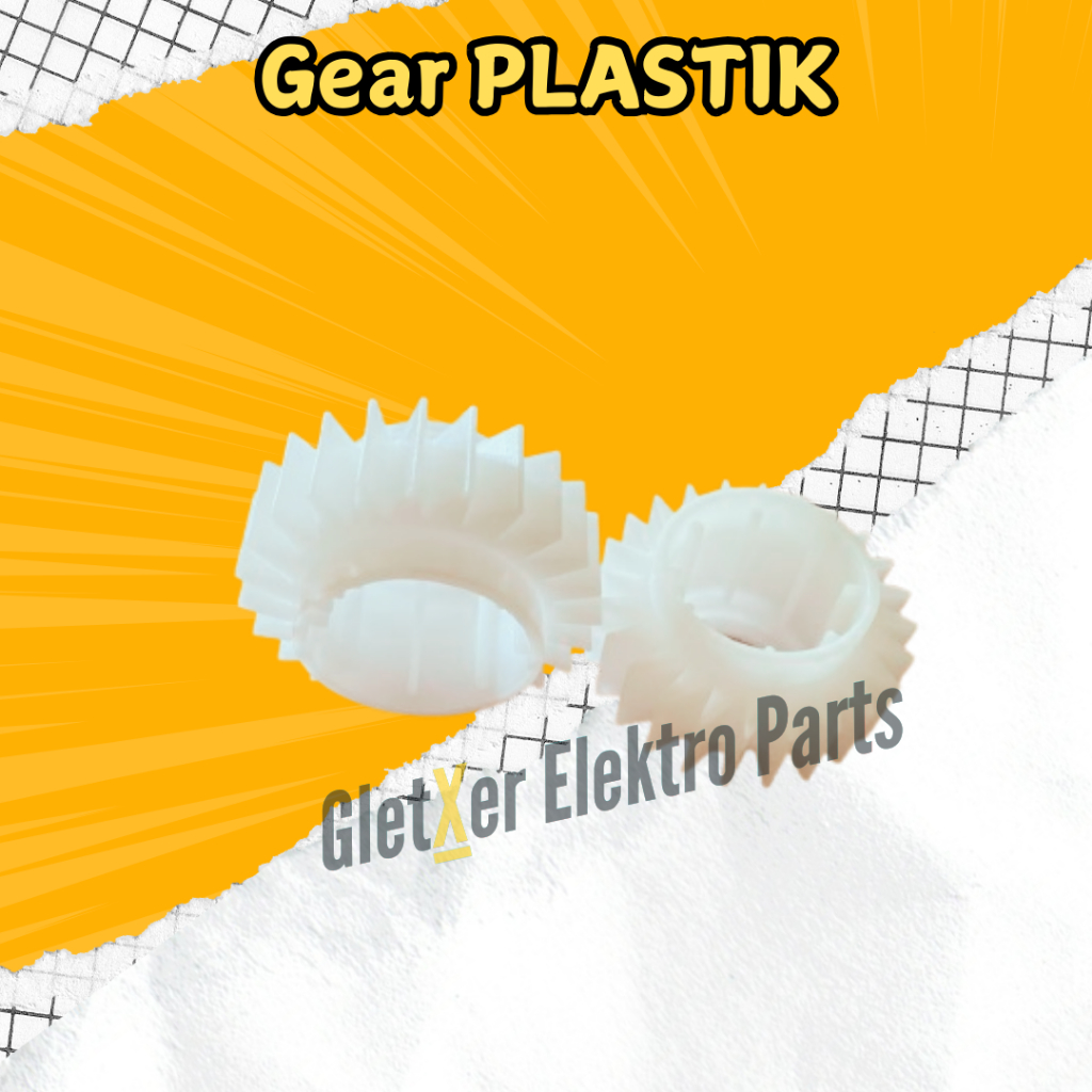 Gear plastik gearbox mesin cuci 1 tabung