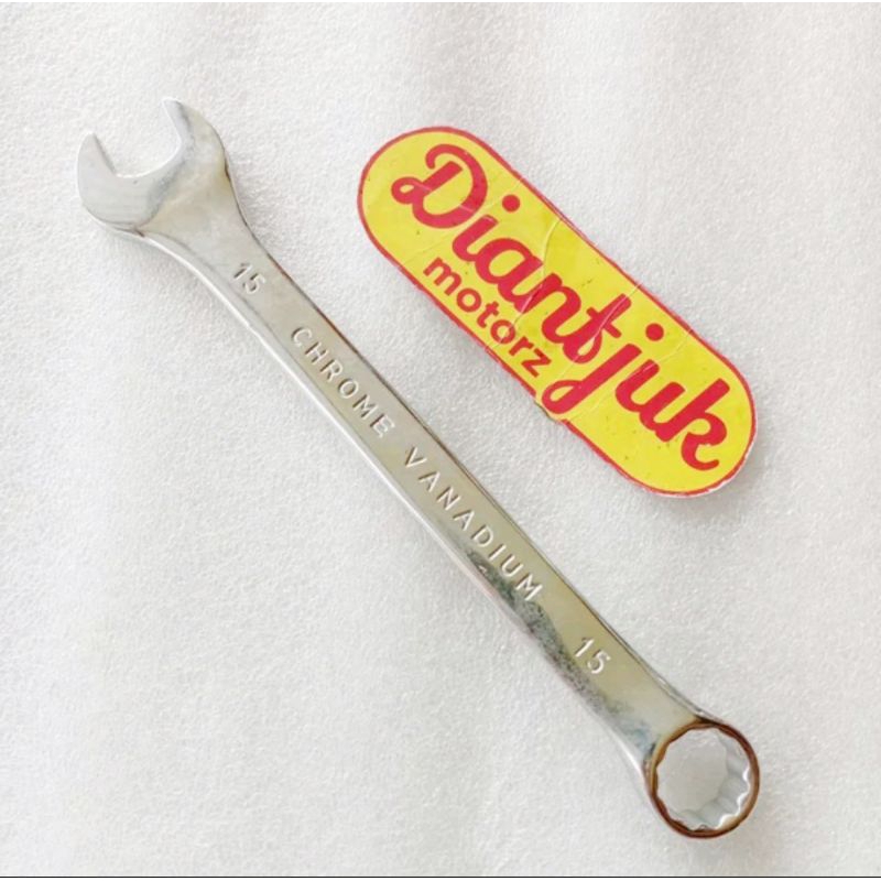Tools Tool Kunci Ring Pas 15mm 15 mm Crome Vanadium GERMANY