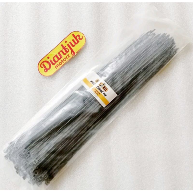 Cable Kabel Tali Pengikat Ties Tis 3,5X300mm 30cm Hitam