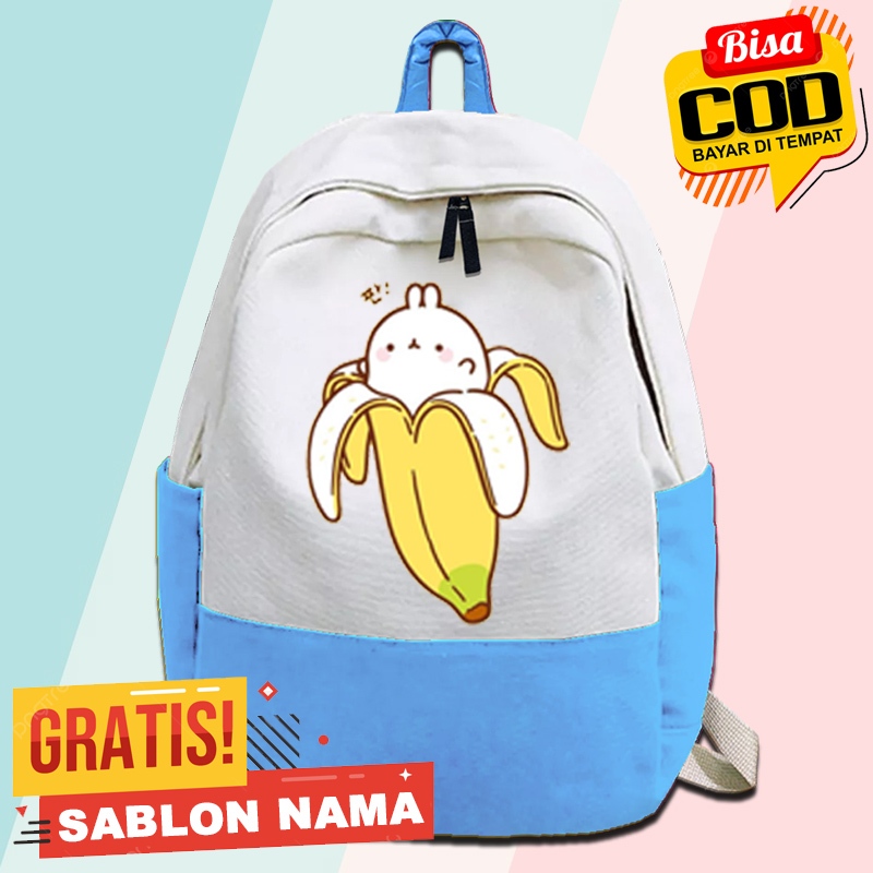 Tas Ransel Tas Sekolah Anak Motif Molang Banana