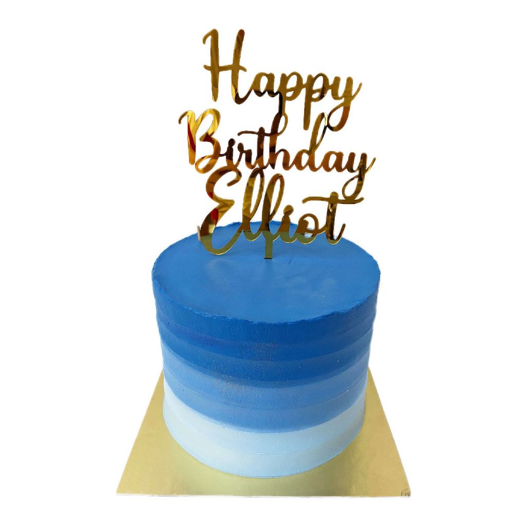

Kue Gradasi Biru