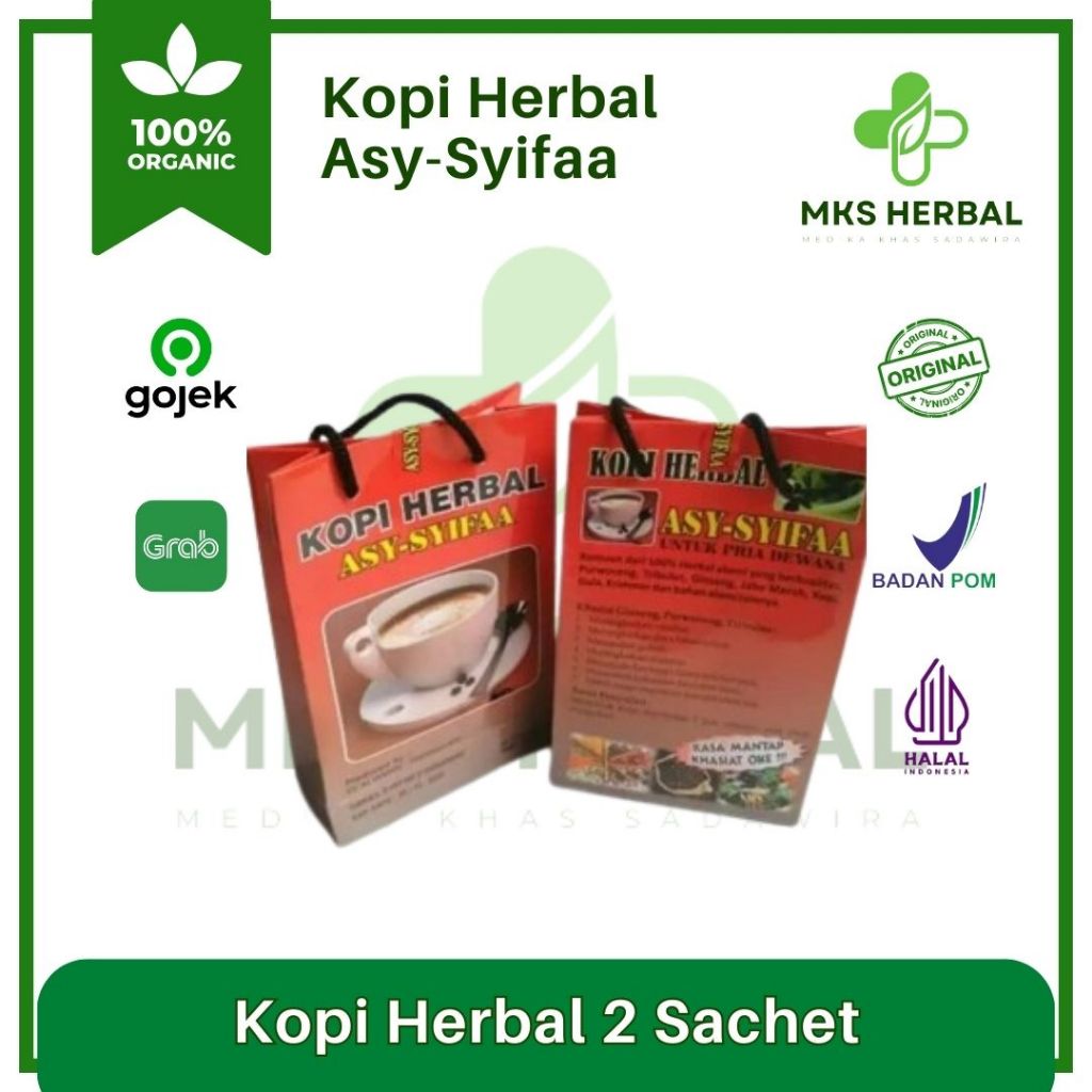 

Kopi Herbal Asy-Syifa Original Isi 2 Bungkus kopi Herbal asy syifa 2 Sachet