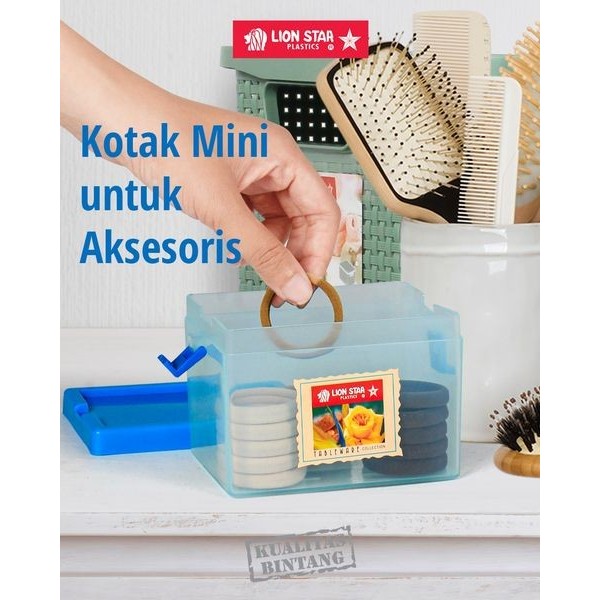 Kotak Mini Serbaguna Penyimpanan Plastik FX-10 Salon Box Lion Star / Lion Star Salon Box FX-10
