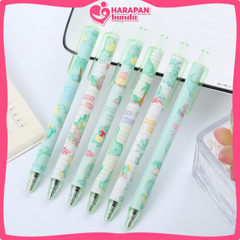 

Pulpen Pelajar Dan Kantor Pena Lucu Motif Dino Imut / Pen Gel Mekanik Motif Cartoon Dinosaur Harapan Bunda A35