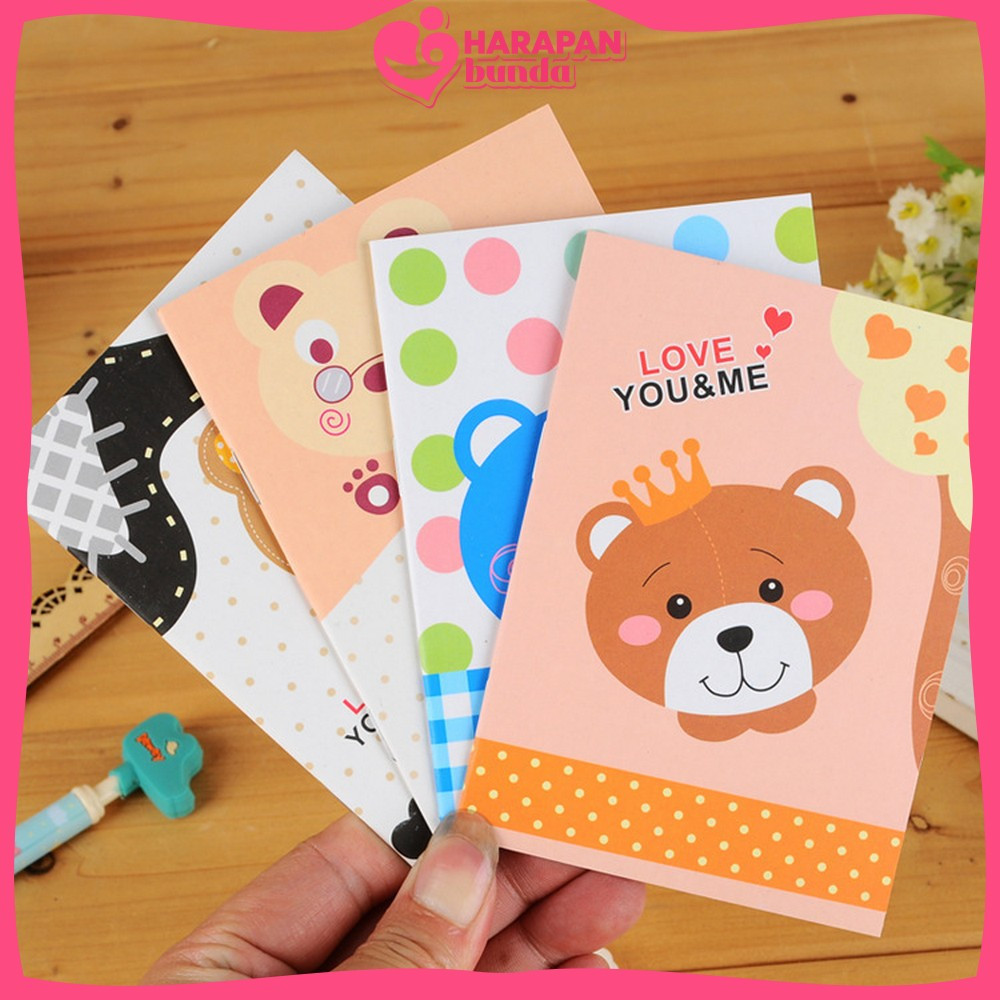 

Buku Catatan Cartoon Mini Book Lucu Anak Sekolah / Buku Tulis Mini Notebook / Buku Tulis Memo Kecil Harapan Bunda A25