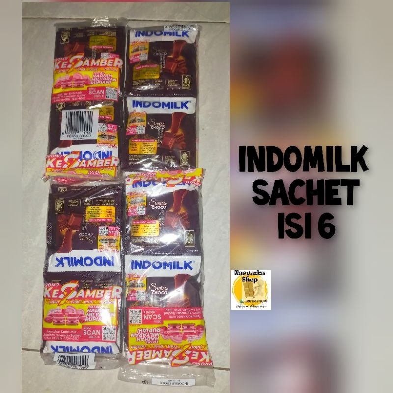 

SUSU KENTAL MANIS INDOMILK COKELAT SACHET ISI 6