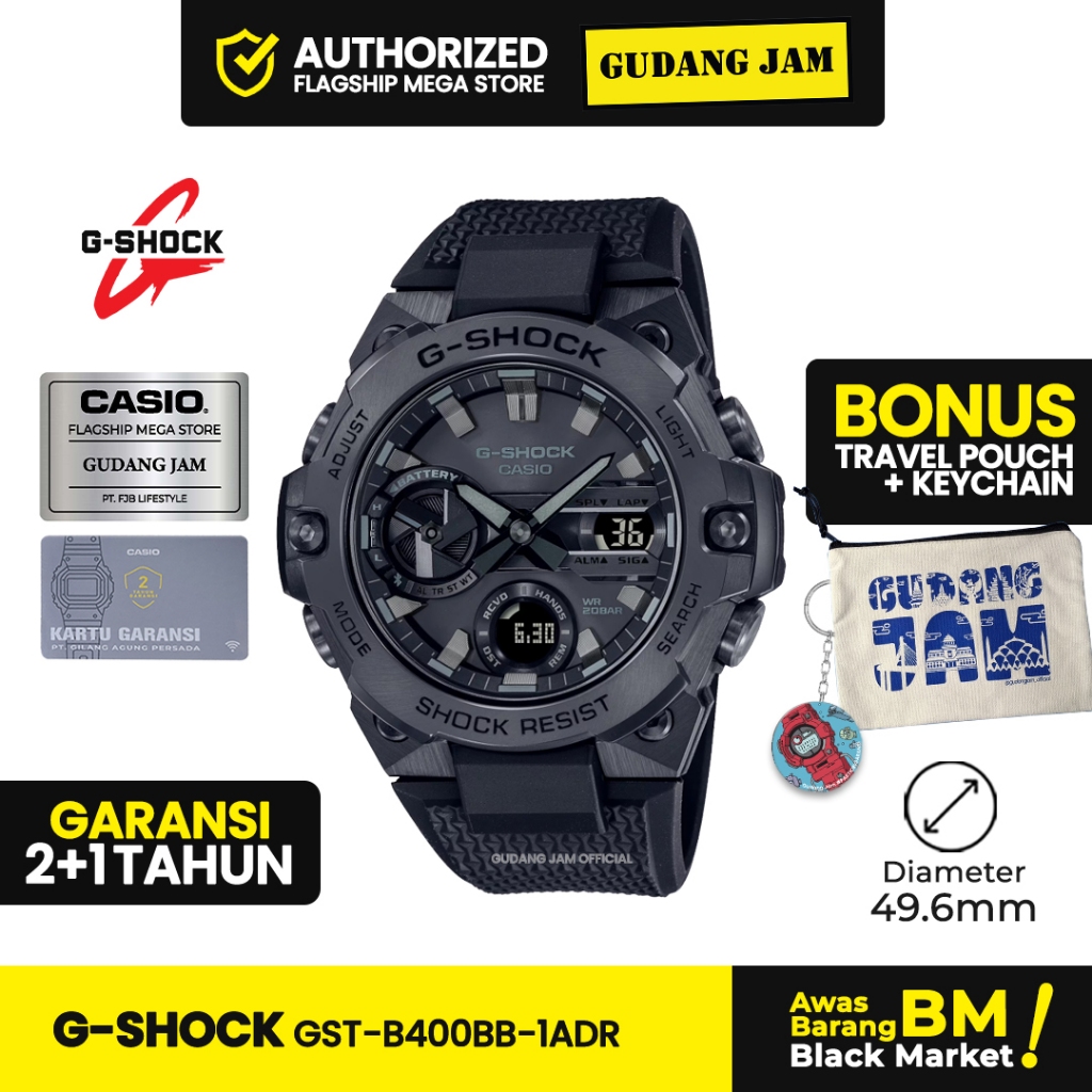 Jam Tangan G-Shock GST-B400BB-1ADR GST-B400BB GST-B400 GSTB400BB GST B400