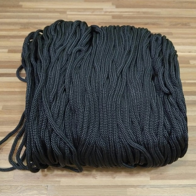 

tali kur 5mm / tali 4b / 4benang hitam / 900gram