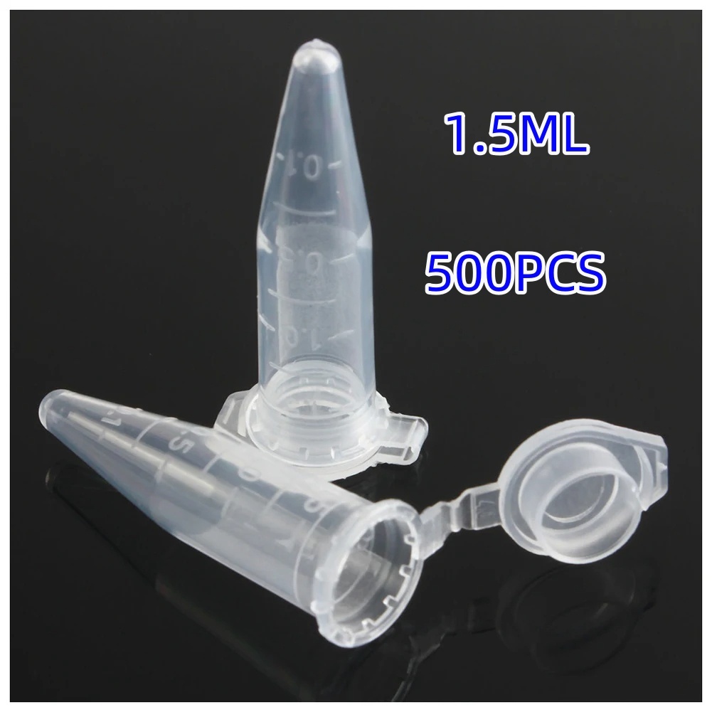 Pcr tube 1,5ml microtube 1.5ml Cup sample 1,5ml Tabung eppendorf 1,5ml isi 500pcs