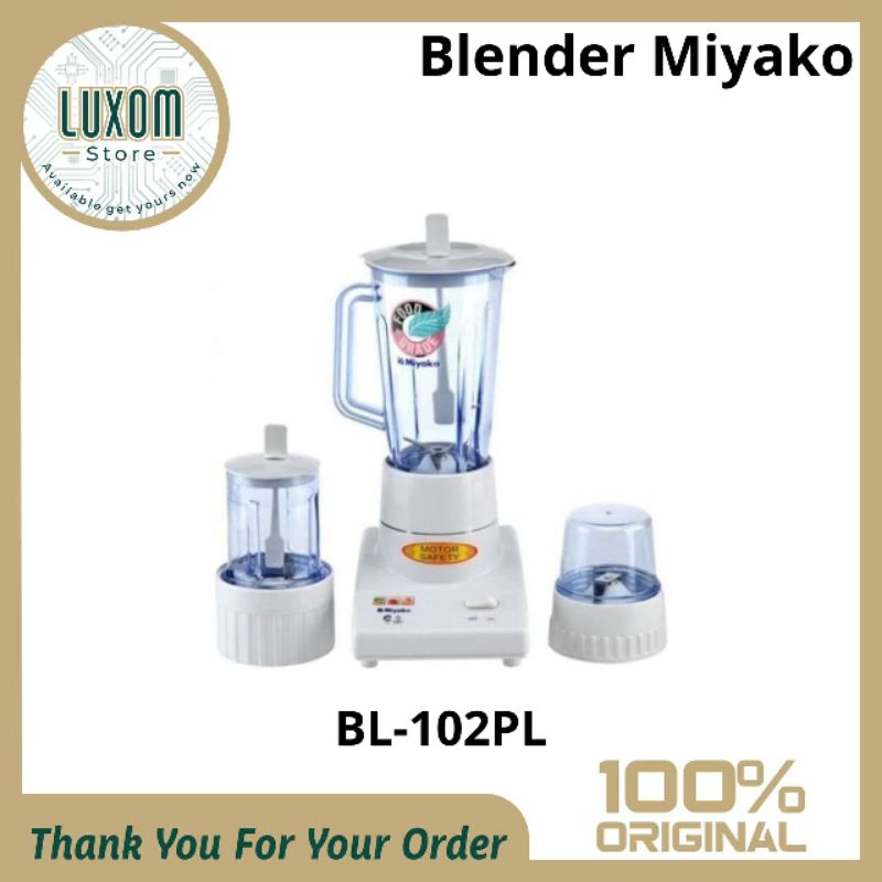 Blender Miyako BL-102PL/blender/Miyako/bl102pl/kapasitas 1L/plastik