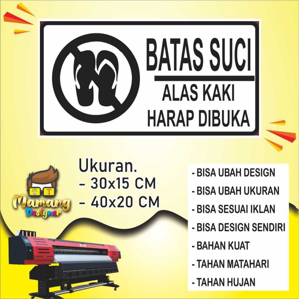 

Cetak Sticker Tempelan Alas Kaki Harap Dibuka Bahan Bagus Putih