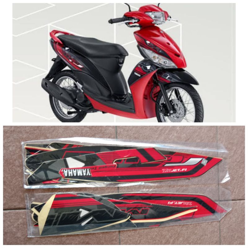 Sticker Striping Yamaha Mio J 2014 / Stiker Lis Body Mio J 2014