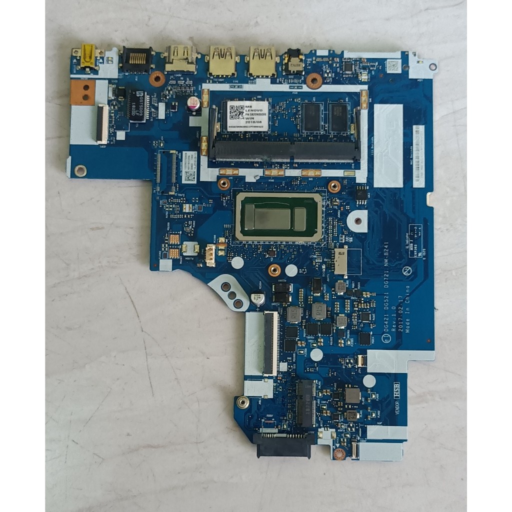 Motherboard Laptop Lenovo Idepad 320 i3 Gen 6 Rusak Original