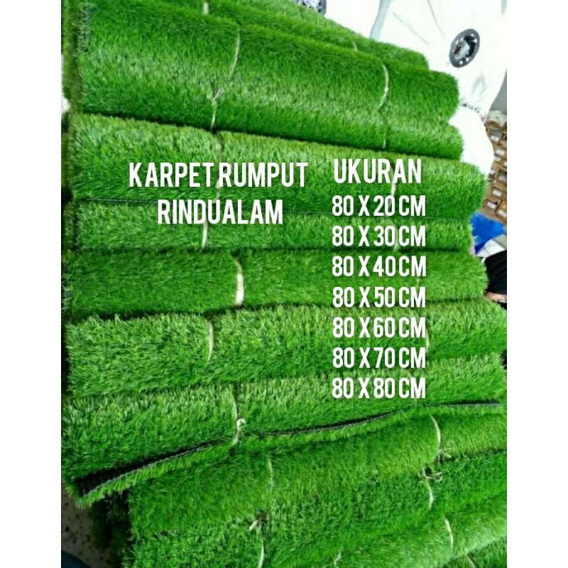 KARPET RUMPUT SINTETIS UNTUK LANTAI INDOOR/OUTDOOR