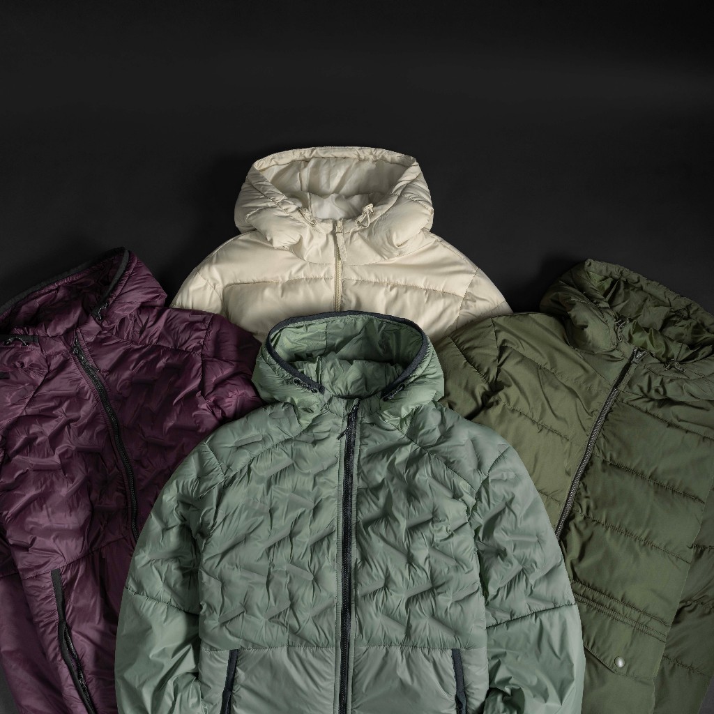 Jacket Puffer Hoodie Pria - Water Resistance