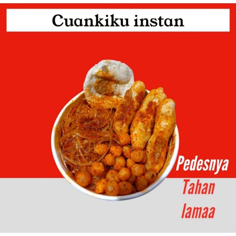 

CUANKIKU INSTAN KUAH /CUANKIKU INSTAN KUAH PEDAS CUP/CUANKIKU KUAH INSTAN PEDAS TAHAN LAMA