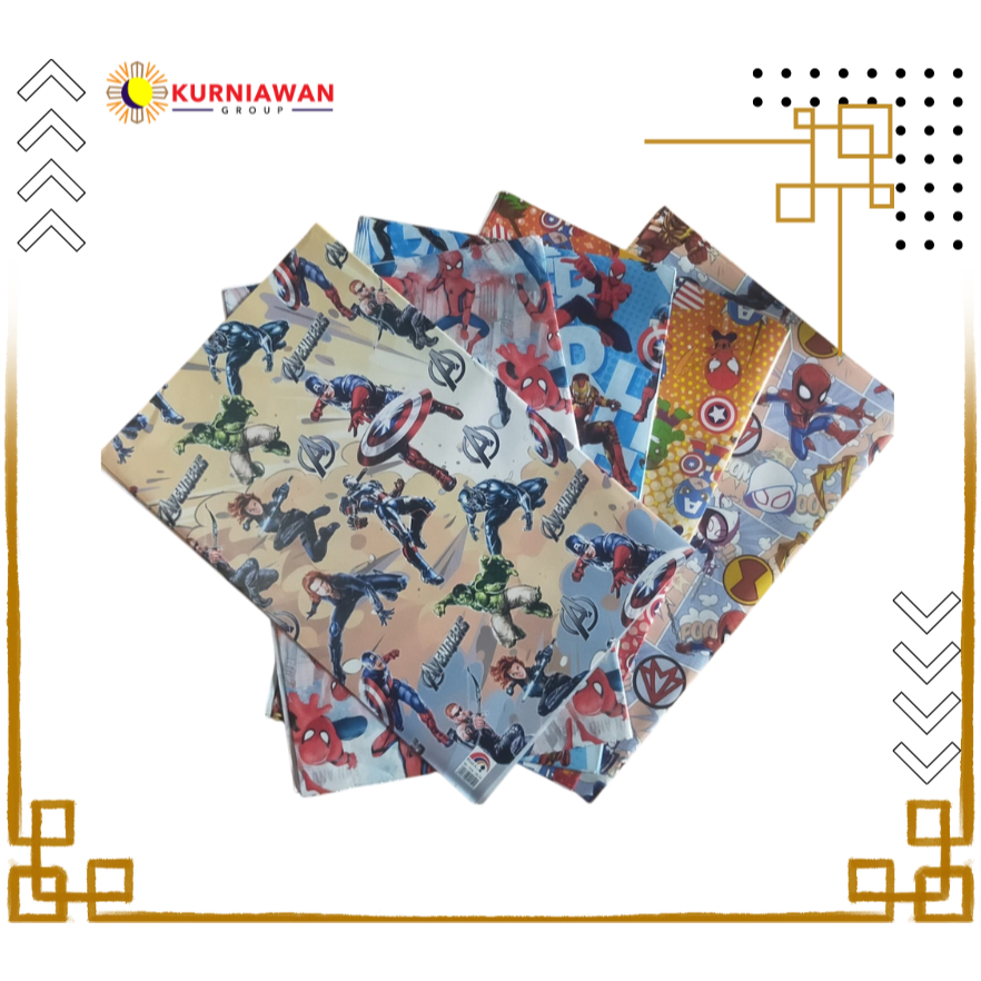 

Kertas Kado Motif Batik 50 Lembar 5 Motif Campur 1 Tema / Bungkus Kado