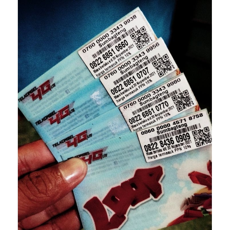Kartu As Loop Telkomsel Lawas Nomor Cantik ABBA ABAB AABB