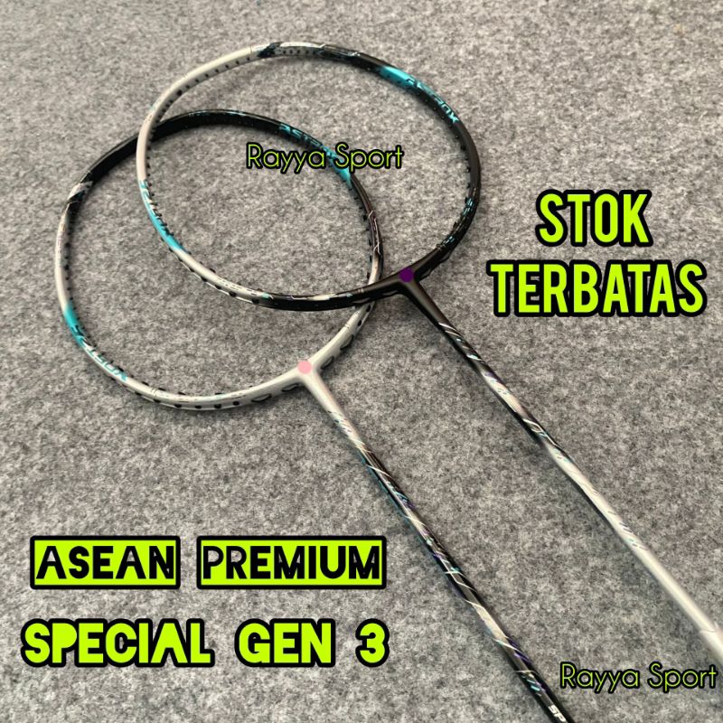 Raket Badminton Asean Premium 30 LBS Full Carbon