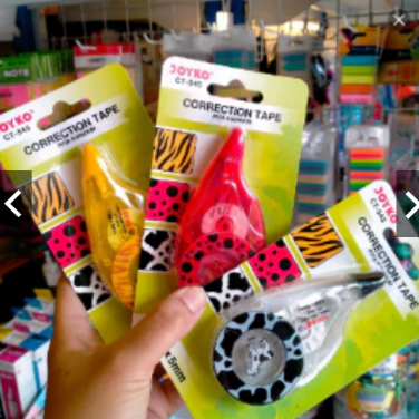 

Tipex Kertas | Correction Tape Joyko CT 545 - Lusinan - 12pcs
