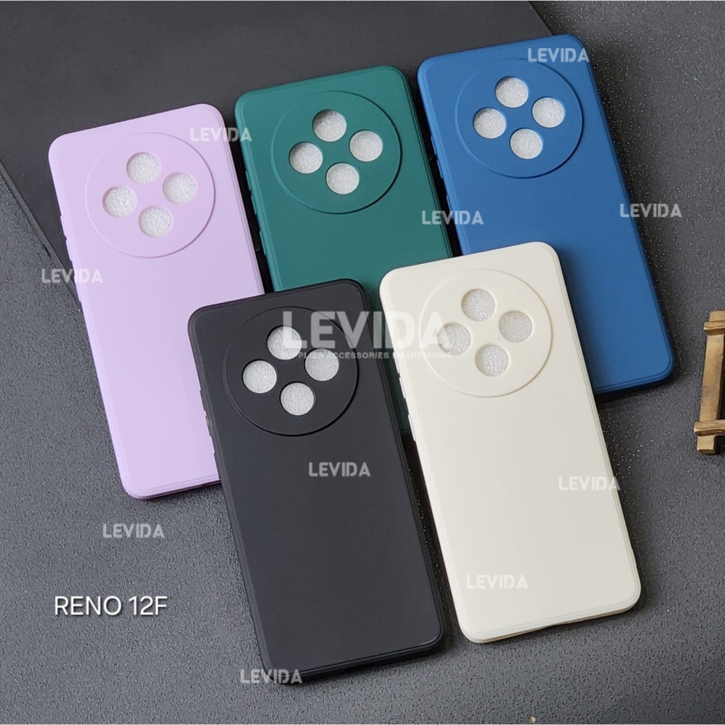 Oppo Reno 4F Oppo Reno 12F Softcase Macaron Square / Case Square Edge Case Oppo Reno 4F Oppo Reno 12