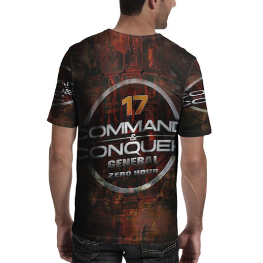 Kaos Command and Conquer Generals Zero Hour Tshirt Fullprint Bahan Polyester Jersey [PO 3 Hari] || S