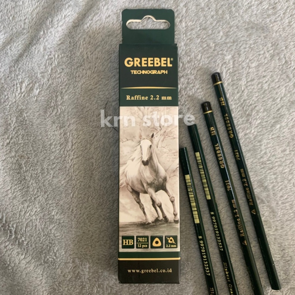 

GREEBEL Pensiln 2B Segitiga hijau//Pensil Kayu 2B//Pensil Kayu Murah//Pensil 2B Triangular