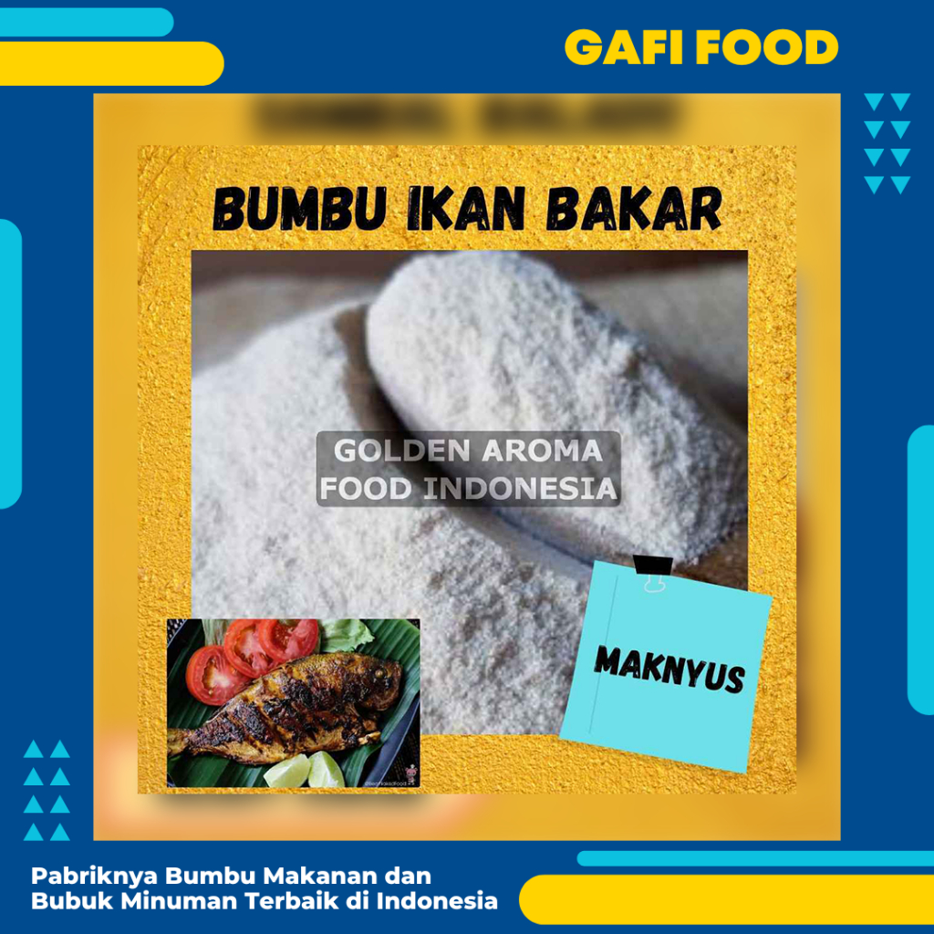 

BUMBU TABUR IKAN BAKAR 1 KG FOOD GRADE 1Kg Bubuk Bumbu Usaha Kentang Goreng Cimol Keripik Pisang