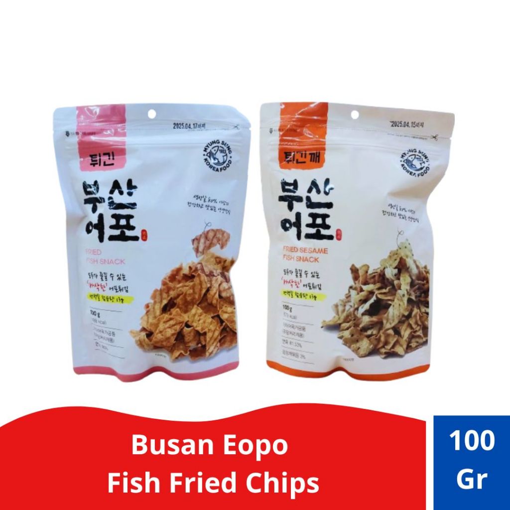 

Busan Eopo Fried Fish chip - Keripik ikan korea 100 gr
