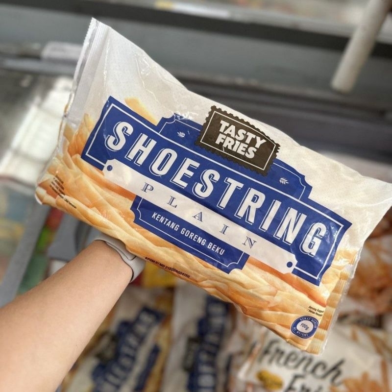 

TASTY FRIES KENTANG SHOESHTRING 900gr FRENCHFRIES