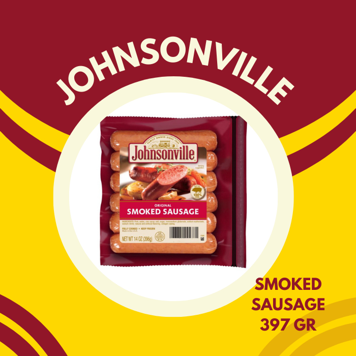 

johnsonville smoked sausage pork 360 gr isi 6