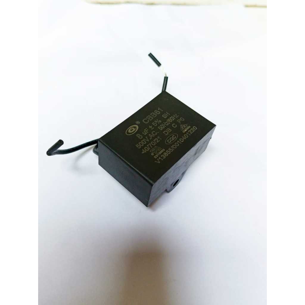 KAPASITOR KIPAS CBB61 8UF 500V.AC