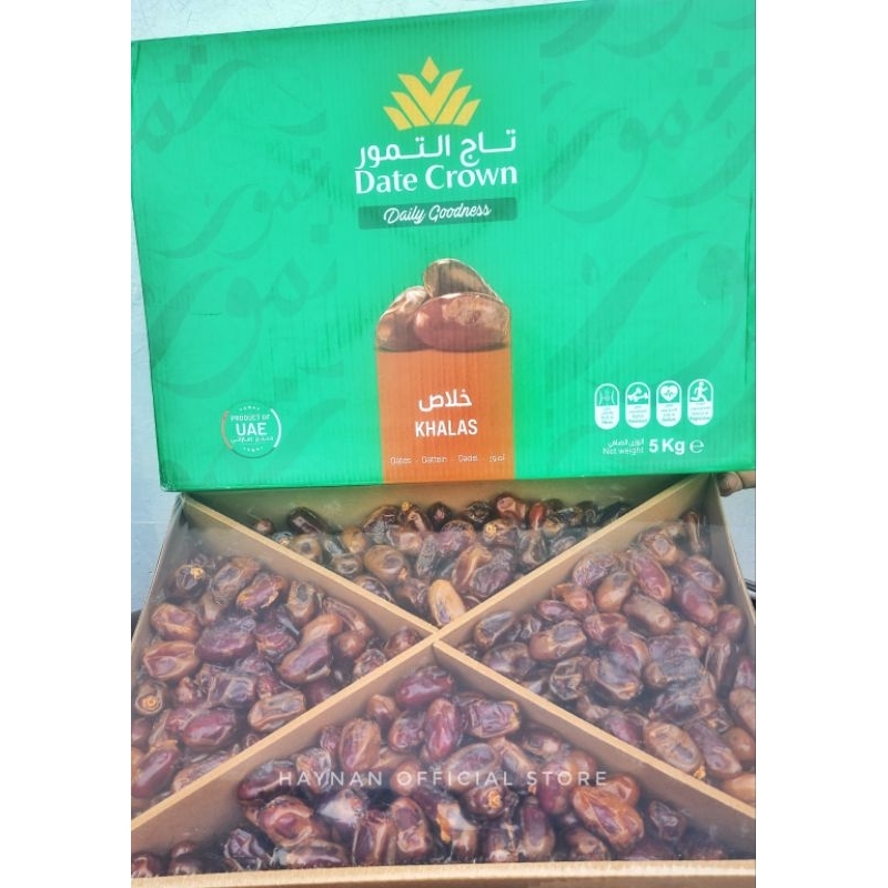 

Kurma Khalas Date Crown Premium Quality 5KG