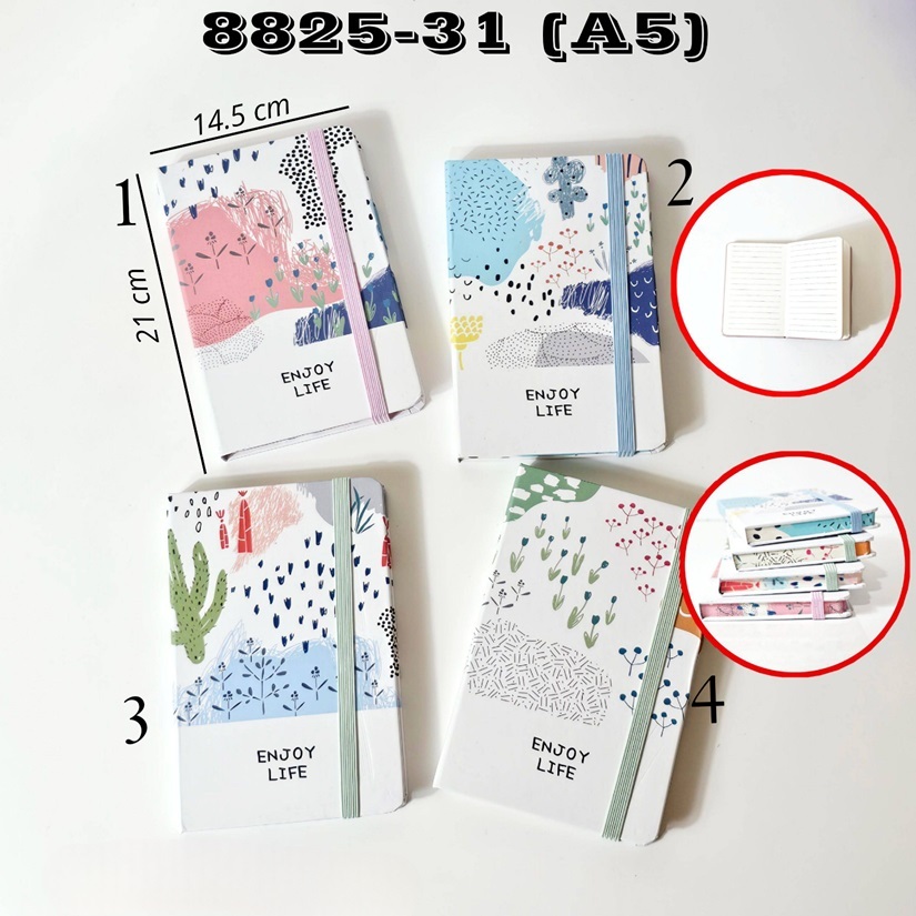 

GG Buku Notes Tali Fancy A5-80 / Buku Catatan / Note book/Notebook