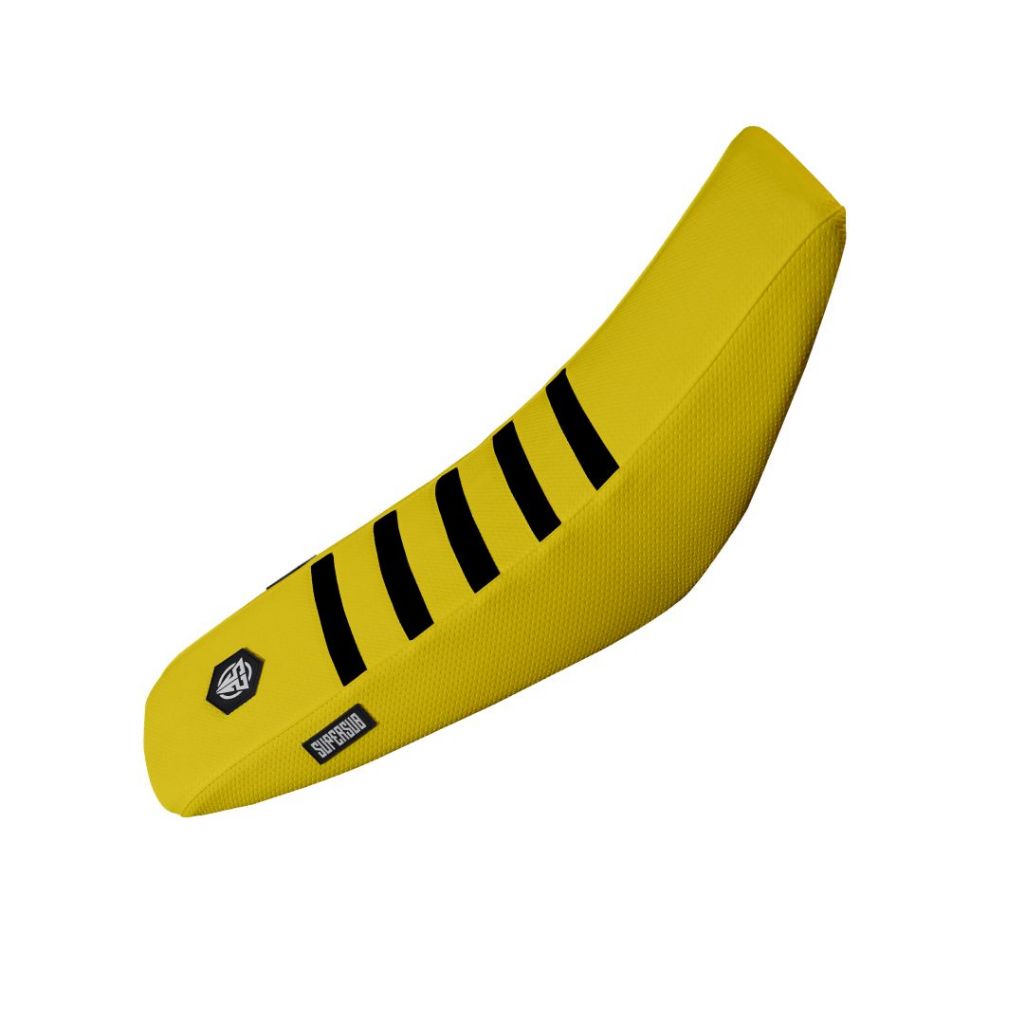 Supersub Seat Cover Classic Warna Kuning Strip Hitam Untuk Motor Crf Klx Gordon Dtracker Wr