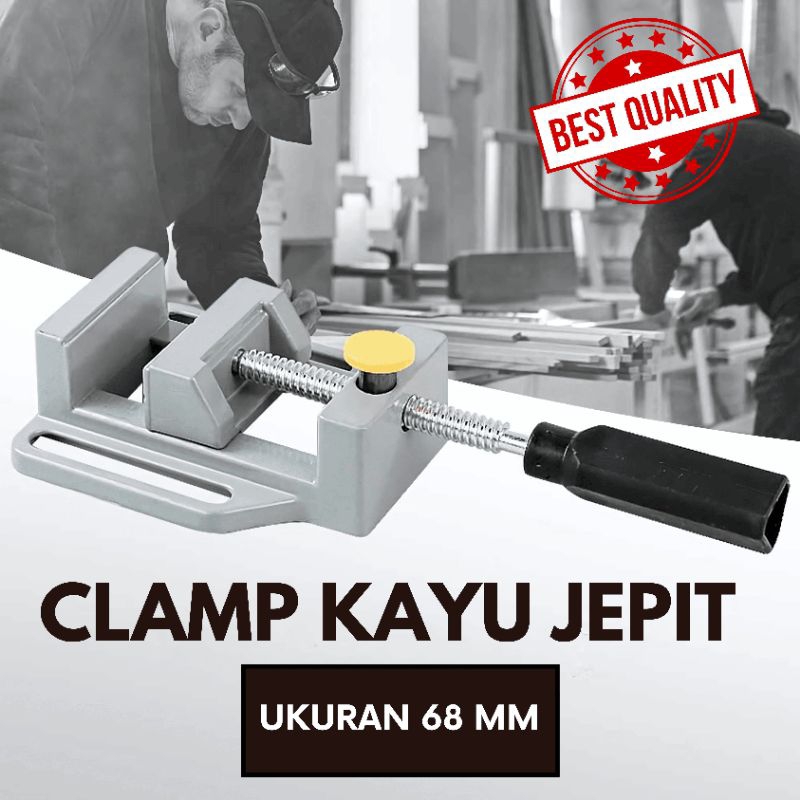 Clamp Kayu Jepit Ukuran 68 MM Penjepit kayu Jepit kayu