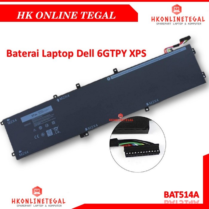 Baterai Original Laptop Dell 5520, M5510, M5520, 15 2017 9560, 15 9560, 15 9560 i7-7700HQ