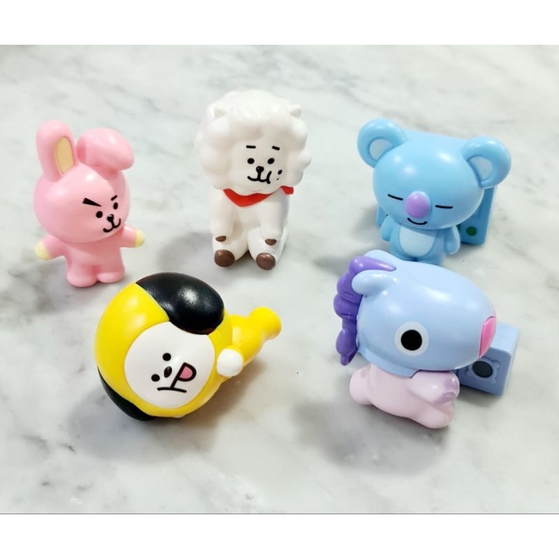Preloved 5 mainan BT21 original kfc, figure BT21
